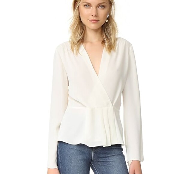 NWOT's Elizabeth and James Layla Wrap Blouse - Picture 1 of 7